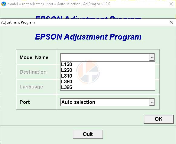 Epson Adjustment Programa L220